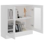 Vitrina de madera contrachapada blanco 82,5x30,5x80 cm de vidaXL, Librerías y estanterías - Ref: Foro24-802741, Precio: 63,19...