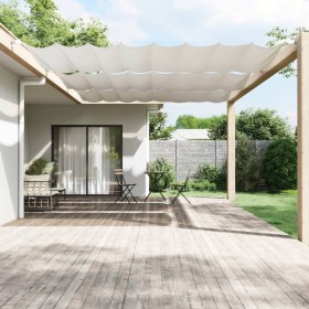 Toldo vertical blanco 250x420 cm tela oxford de , Sombrillas - Ref: Foro24-148187, Precio: 43,51 €, Descuento: %