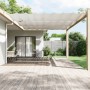 Toldo vertical blanco 250x420 cm tela oxford de , Sombrillas - Ref: Foro24-148187, Precio: 43,51 €, Descuento: %