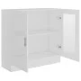Vitrina de madera contrachapada blanco 82,5x30,5x80 cm de vidaXL, Librerías y estanterías - Ref: Foro24-802741, Precio: 61,70...