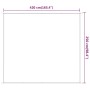 Toldo vertical blanco 250x420 cm tela oxford de , Sombrillas - Ref: Foro24-148187, Precio: 43,51 €, Descuento: %