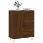 Aparador de madera de ingeniería marrón roble 69,5x34x90 cm de , Aparadores - Ref: Foro24-830259, Precio: 93,12 €, Descuento: %