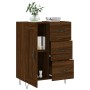 Aparador de madera de ingeniería marrón roble 69,5x34x90 cm de , Aparadores - Ref: Foro24-830259, Precio: 93,12 €, Descuento: %
