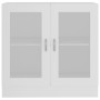 Vitrina de madera contrachapada blanco 82,5x30,5x80 cm de vidaXL, Librerías y estanterías - Ref: Foro24-802741, Precio: 63,19...