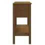 Mesa consola de madera maciza de pino marrón miel 75x35x75 cm de , Mesas auxiliares - Ref: Foro24-814622, Precio: 140,03 €, D...