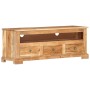 Mueble de TV madera maciza de acacia marrón 110x30x40 cm de , Muebles TV - Ref: Foro24-337850, Precio: 237,08 €, Descuento: %