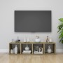 Muebles TV 4 uds contrachapada blanco y roble Sonoma 37x35x37cm de , Muebles TV - Ref: Foro24-805515, Precio: 61,90 €, Descue...