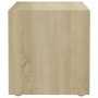 Muebles TV 4 uds contrachapada blanco y roble Sonoma 37x35x37cm de , Muebles TV - Ref: Foro24-805515, Precio: 61,90 €, Descue...