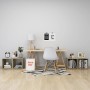 Muebles TV 4 uds contrachapada blanco y roble Sonoma 37x35x37cm de , Muebles TV - Ref: Foro24-805515, Precio: 61,90 €, Descue...