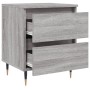 Mesita de noche madera de ingeniería gris Sonoma 40x35x50 cm de , Mesitas de noche - Ref: Foro24-826872, Precio: 49,51 €, Des...