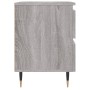 Mesita de noche madera de ingeniería gris Sonoma 40x35x50 cm de , Mesitas de noche - Ref: Foro24-826872, Precio: 49,51 €, Des...
