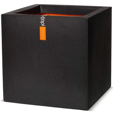 Capi Jardinera cuadrada Urban Smooth negra 30x30x30 cm KBL902 de , Maceteros y jardineras - Ref: Foro24-424341, Precio: 54,70...