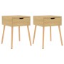 Mesitas noche 2 uds madera ingeniería roble Sonoma 40x40x56 cm de , Mesitas de noche - Ref: Foro24-326802, Precio: 102,49 €, ...