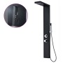 Sistema de panel de ducha aluminio negro mate de , Boquillas de chorro para bañeras y duchas - Ref: Foro24-142373, Precio: 17...