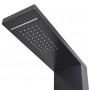 Sistema de panel de ducha aluminio negro mate de , Boquillas de chorro para bañeras y duchas - Ref: Foro24-142373, Precio: 17...