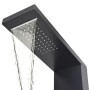 Sistema de panel de ducha aluminio negro mate de , Boquillas de chorro para bañeras y duchas - Ref: Foro24-142373, Precio: 17...