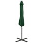 Sombrilla de jardín voladiza con palo y luces LED verde 300 cm de , Sombrillas - Ref: Foro24-312329, Precio: 191,39 €, Descue...
