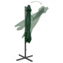 Sombrilla de jardín voladiza con palo y luces LED verde 300 cm de , Sombrillas - Ref: Foro24-312329, Precio: 191,39 €, Descue...