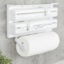 HI Portarrollo de cocina de pared blanco de , Dispensadores y soportes de papel de cocina - Ref: Foro24-429110, Precio: 21,65...