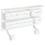HI Portarrollo de cocina de pared blanco de , Dispensadores y soportes de papel de cocina - Ref: Foro24-429110, Precio: 21,65...