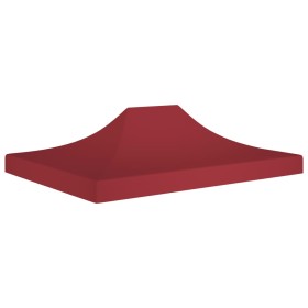 Techo de carpa para celebraciones burdeos 4,5x3 m 270 g/m² de , Cubiertas para carpas y cenadores - Ref: Foro24-315370, Preci...