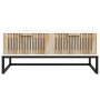 Mesa de centro hierro y madera contrachapada blanco 80x40x35 cm de , Mesas de centro - Ref: Foro24-352100, Precio: 99,98 €, D...