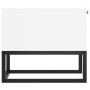 Mesa de centro hierro y madera contrachapada blanco 80x40x35 cm de , Mesas de centro - Ref: Foro24-352100, Precio: 99,98 €, D...