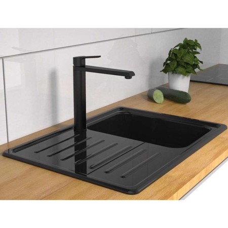 SCHÜTTE Grifo mezclador para fregadero VITA negro mate de , Grifos - Ref: Foro24-429401, Precio: 133,26 €, Descuento: %