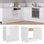 Glossy white plywood lower cabinet 80x46x81.5 cm by vidaXL, Kitchen cabinets - Ref: Foro24-801201, Price: 71,49 €, Discount: %