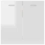Glossy white plywood lower cabinet 80x46x81.5 cm by vidaXL, Kitchen cabinets - Ref: Foro24-801201, Price: 71,49 €, Discount: %