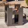RedFire Brasero Hollola acero gris de , Chimeneas - Ref: Foro24-433448, Precio: 163,83 €, Descuento: %