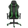 Silla gaming giratoria PVC verde de vidaXL, Sillones para videojuegos - Ref: Foro24-20480, Precio: 171,51 €, Descuento: %