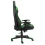 Silla gaming giratoria PVC verde de vidaXL, Sillones para videojuegos - Ref: Foro24-20480, Precio: 168,98 €, Descuento: %