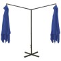 Sombrilla doble jardín con palo de acero azul celeste 600x300cm de , Sombrillas - Ref: Foro24-312561, Precio: 171,95 €, Descu...