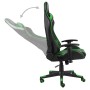Silla gaming giratoria PVC verde de vidaXL, Sillones para videojuegos - Ref: Foro24-20480, Precio: 171,51 €, Descuento: %
