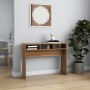Mesa consola madera contrachapada roble marrón 105x30x80 cm de , Mesas auxiliares - Ref: Foro24-815941, Precio: 48,85 €, Desc...