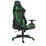 Silla gaming giratoria PVC verde de vidaXL, Sillones para videojuegos - Ref: Foro24-20480, Precio: 168,98 €, Descuento: %