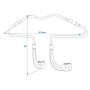 ProPlus Percha para reposacabezas de coche de , Colgadores y ganchos para reposacabezas de vehículos - Ref: Foro24-403999, Pr...