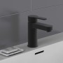 SCHÜTTE Grifo mezclador de lavabo ELEPHANT negro mate de , Grifos - Ref: Foro24-429353, Precio: 90,17 €, Descuento: %