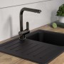 SCHÜTTE Grifo mezclador de fregadero con caño alto RIO grafito brillo de , Grifos - Ref: Foro24-435060, Precio: 101,04 €, Des...