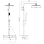 SCHÜTTE Sistema termostático de ducha OCEAN de , Cabezales de ducha - Ref: Foro24-425815, Precio: 313,63 €, Descuento: %
