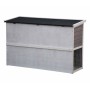 @Pet Conejera Bigfoot madera blanca 137x50x85 cm 26024 de , Jaulas y habitáculos para animales pequeños - Ref: Foro24-423372,...