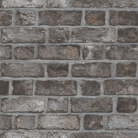 Noordwand Papel de pared Homestyle Brick Wall negro y gris de , Papel pintado - Ref: Foro24-434259, Precio: 30,07 €, Descuent...