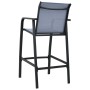 Sillas altas de jardín 4 unidades textilene gris de , Sillas de jardín - Ref: Foro24-48119, Precio: 264,49 €, Descuento: %
