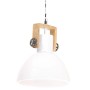 Lámpara colgante industrial 25 W blanca redonda 30 cm E27 de , Lámparas - Ref: Foro24-320539, Precio: 66,59 €, Descuento: %