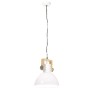 Lámpara colgante industrial 25 W blanca redonda 30 cm E27 de , Lámparas - Ref: Foro24-320539, Precio: 66,59 €, Descuento: %