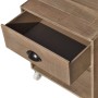 Mesita de noche marrón madera maciza de , Mesitas de noche - Ref: Foro24-243161, Precio: 72,41 €, Descuento: %