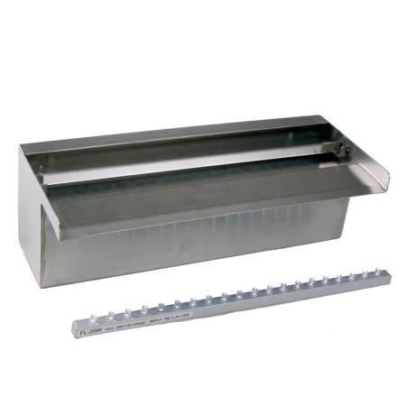 Ubbink Cascada Niágara 30 cm de acero inoxidable con luz LED de , Fuentes y cascadas - Ref: Foro24-401375, Precio: 139,08 €, ...