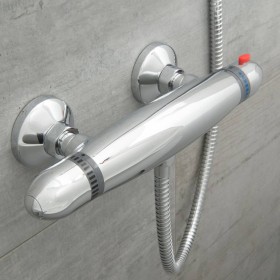 SCHÜTTE Grifo mezclador termostático para ducha SUPRA cromado de , Grifos - Ref: Foro24-434561, Precio: 72,82 €, Descuento: %