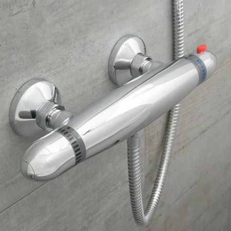 SCHÜTTE Grifo mezclador termostático para ducha SUPRA cromado de , Grifos - Ref: Foro24-434561, Precio: 72,82 €, Descuento: %